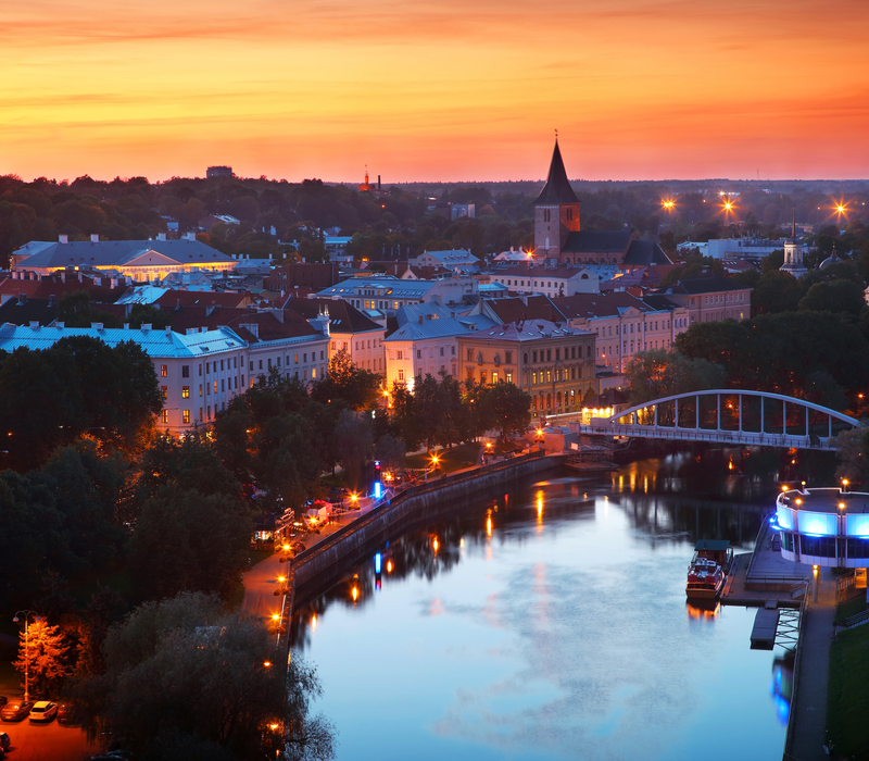 View of Tartu, Estonia.